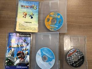 動作未確認 ゲームキューブ専用ソフト 任天堂 マリオカート ダブルスラッシュ スーパーマリオサンシャイン スパーマリオパーティー6