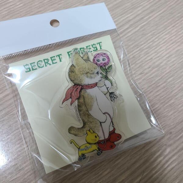 韓国 ヒグチユウコ 韓国限定 secret forest スマホグリップ 猫