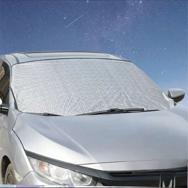 フロントガラスカバー 車 保護シート 凍結防止 積雪対策 日焼け 紫外線防止 車用カバーシート フロントガラス 汚れ防止