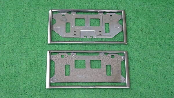 ホンダ アクセス 純正 ナンバーフレーム ライセンスフレーム メッキタイプ 前後セット EK9 DC2 DC5 EP3 FD2 AP1 FK7 FK8 FL1 FL5 JW5