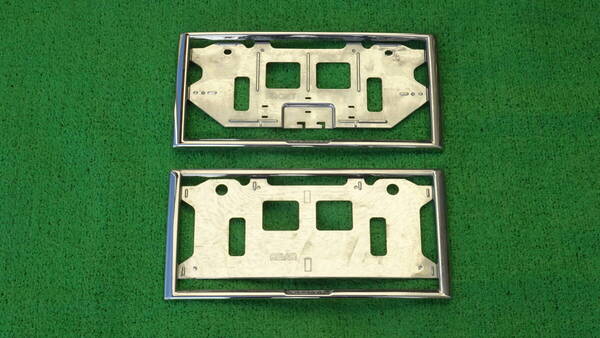 ホンダ アクセス 純正 ナンバーフレーム ライセンスフレーム メッキタイプ 前後セット JF3 JF4 JF5 JF6 JG3 JG4 JH3 JH4 JJ1 JJ2 PP1