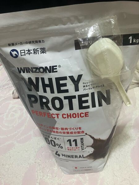 濃厚リッチチョコ WINZONE パーフェクトチョイス ホエイ プロテイン 1kg