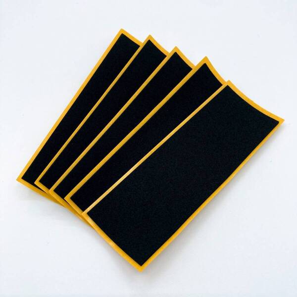 デッキテープ スポンジタイプ 38x110mm ブラック 5枚セット 指スケ フィンガーボード