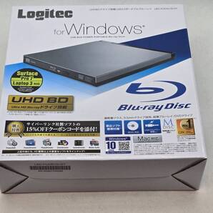 【UHDフレンドリー変更可】 ロジテック Logitec LBD-PUD6U3LGY グレー ポータブルブルーレイドライブ USB3.0 ソフト付 BU40N -534