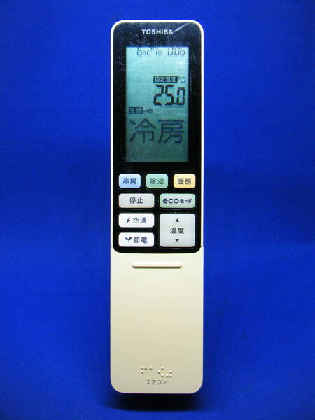【To1-136】東芝/TOSHIBA 純正【エアコン リモコン:WH-RA01SJ】保証付