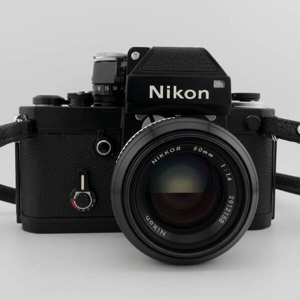 美品 ニコン Nikon F2 フォトミック (ブラック) + NIKKOR 50mm F1.4 フィルムカメラ 整備品