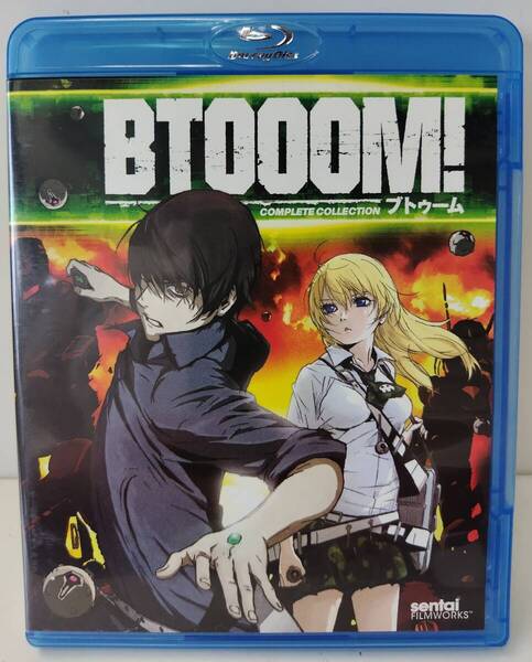 【北米版 ブルーレイ】ブトゥーム 12話 Btooom Complete Collection 【202-1557】 送料込み!