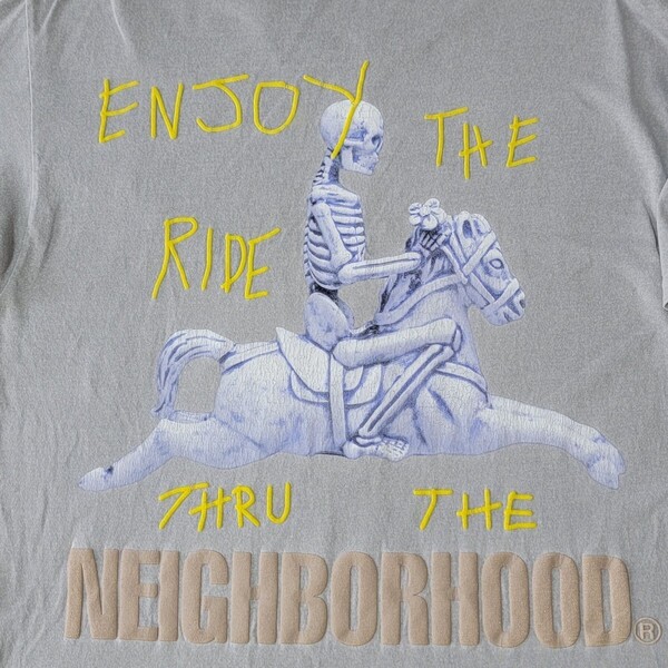 完売 トラビススコット Travis Scott カクタスジャック Cactus Jack ネイバーフッド Neighborhood 両面プリント Tシャツ L 半袖 カットソー