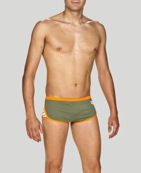 ARENA Team Stripe Square Short 24 アリーナ メンズ チームストライプ スクエア ショーツ ブリーフ 水着 競泳 競泳水着 競パン ARMY