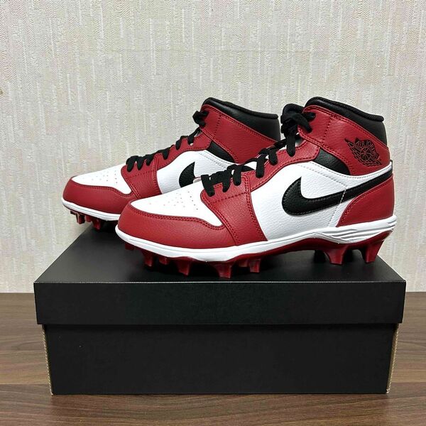 NIKE Jordan 1 Mid TD Men's Football Cleat US9.5 27.5cm ナイキ ジョーダン ミッド アメフト スパイク アメリカンフッボール シューズ