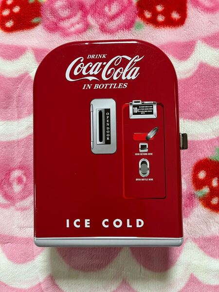 コカ コーラ 120周年 ベンディング マシン CAN 缶 貯金箱 卓上デジタルカレンダー付き USED