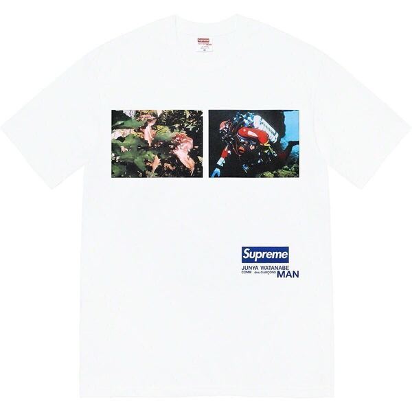 新品未使用 シュプリーム ジュンヤ ワタナベ Tシャツ Supreme / JUNYA WATANABE COMME des GARONS MAN small Nature Tee white S 24 25 SS