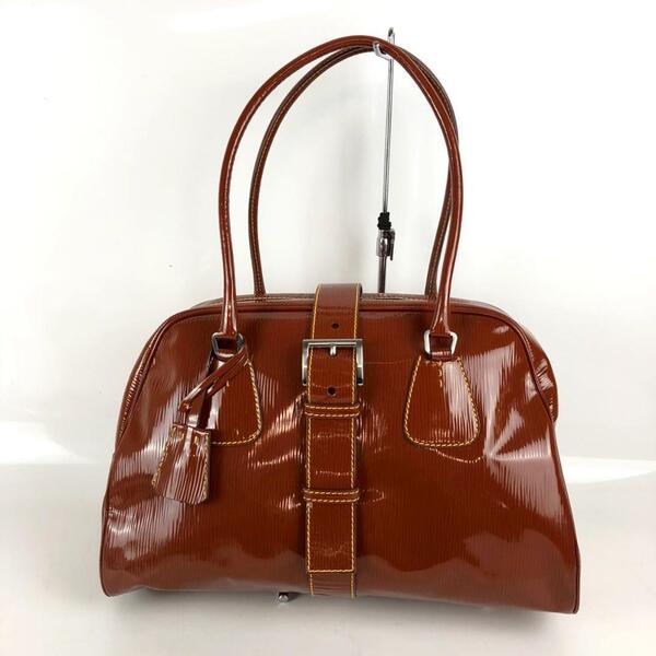 PRADA プラダ トートバッグ ブラウン レディース ブランド 正規品 人気 大人 お洒落 シンプル シック 上品 高級 お買い得