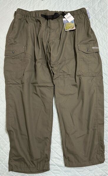 OUTDOOR PRODUCTS裏メッシュカーゴパンツ 5L★未使用 カーキ 大きいサイズ
