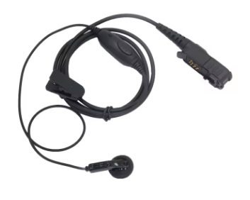★新品 未使用品★ モトローラ(Motorola)業務用無線機 MiT5000 MIT3000 他 用 1ピース型 イヤホンマイク(PTT付 耳かけフックなし)