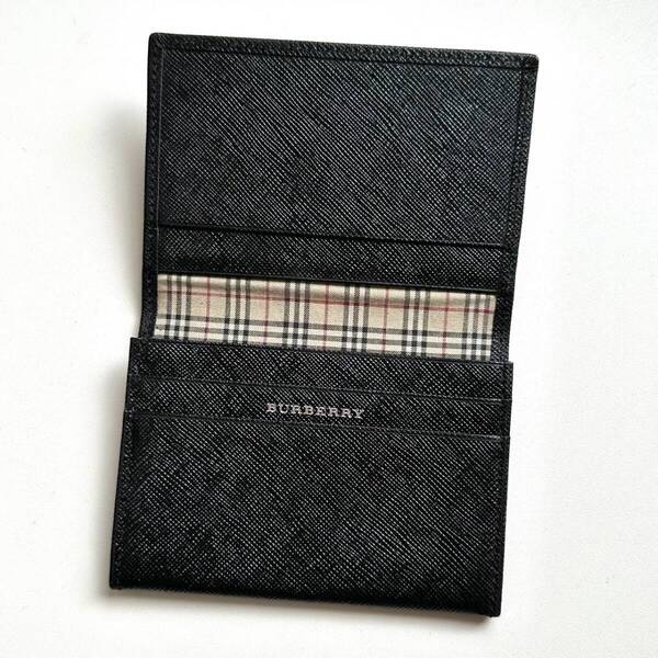 バーバリー BURBERRY 名刺入れ ノバチェック 美品