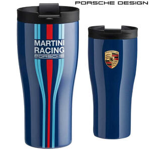 ポルシェ 純正 サーモスカップ マルティーニレーシング ステンレススチール サーモマグ カップ 保温 保冷 水筒 プレゼント Porsche