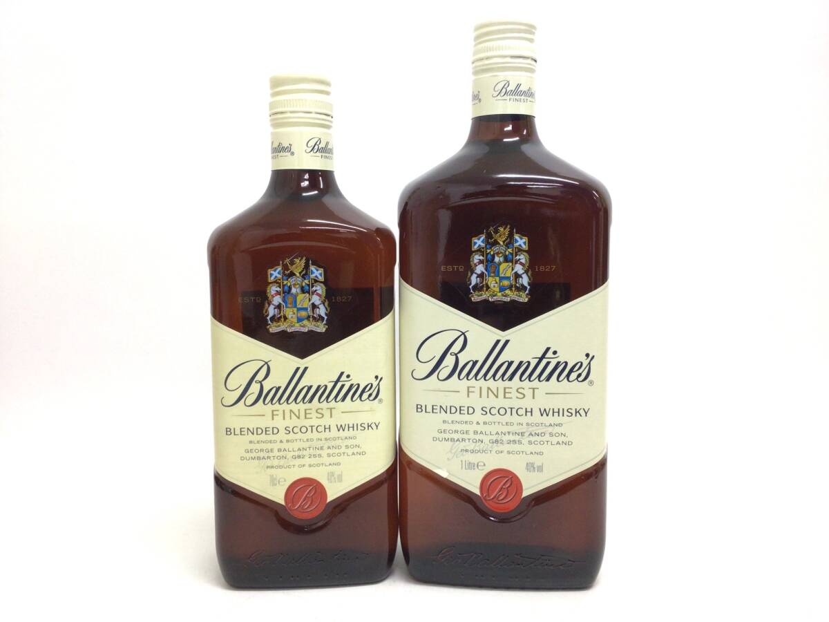Bally - 未開封★Ballantine&#39;s【バランタイン】 ファイネスト 青青旗 5本セット ～1000ml 箱付【中古】 Bally - 未開封☆Ballantine's【バランタイン】 ファイネスト