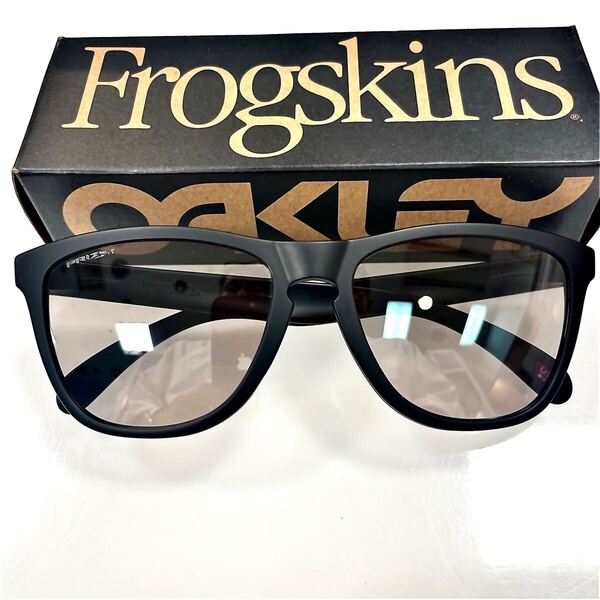 正規OAKLEYオークリーサングラスfrogskinsフロッグスキン 9245 E3 Matte Black Prizm Slateマットブラック/プリズムスレートアジアンフィト