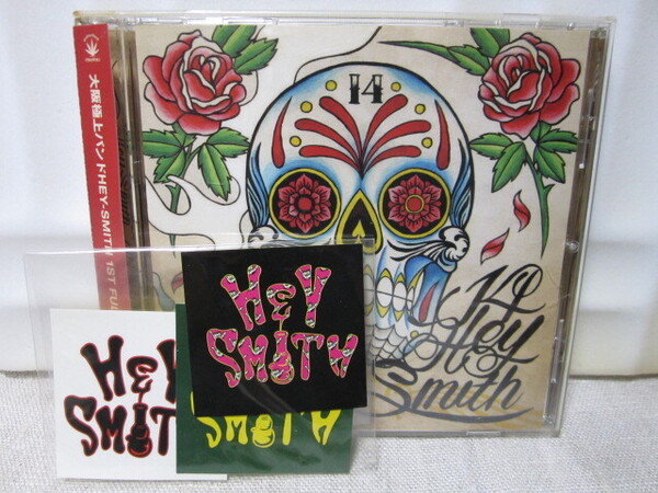 再生確認済み 送料込み HEY SMITH 14 fourteen レアステッカー付き hey smith フジロック'10 ROOKIE A GOGOで購入 帯あり