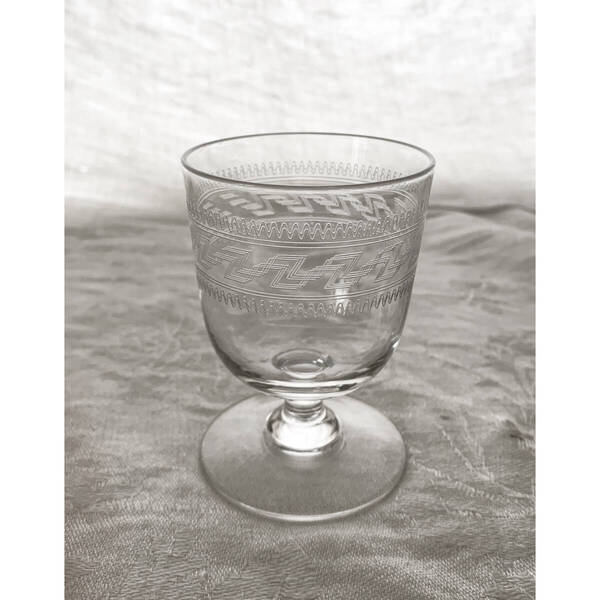 フランス 1903s OLD BACCARAT オールド バカラ Grecque グレック グラス クリスタル ワイン シャンパン 酒 骨董 アンティーク