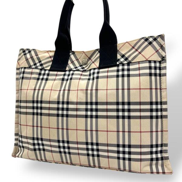 BURBERRY バーバリー ショルダーバッグ ノバチェック ナイロン バック