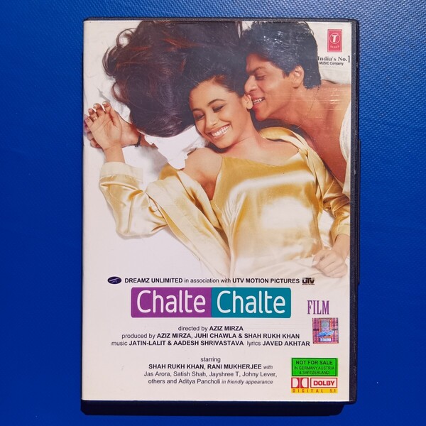 【インド 映画】Chalte Chalte DVD/ボリウッド シャー・ルク・カーン ラニムケルジー ドラマ ロマンス ラブストーリー ソング ダンス 名作
