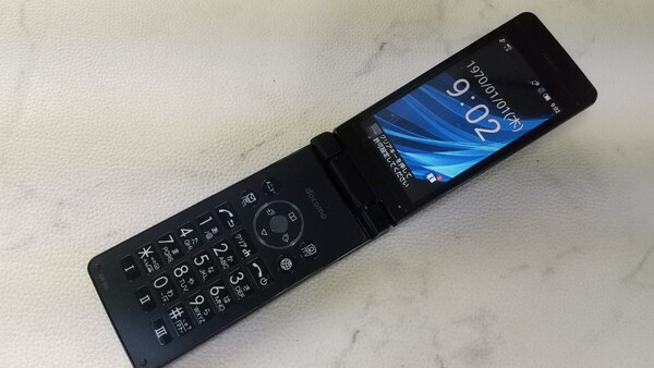 S2863 docomo SIMフリー AQUOSケータイ SH-02L SHARP 4Gガラホ 簡易確認&簡易清掃&初期化OK 判定○ WebにてSIMロック解除手続受付済み