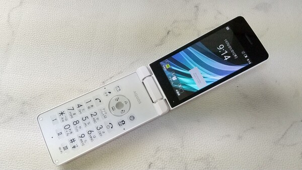 S2867 Softbank SIMフリー AQUOSケータイ3 805SH SHARP 4Gガラホ 簡易確認&初期化OK 判定○ 送料無料 WebにてSIMロック解除受付手続済み
