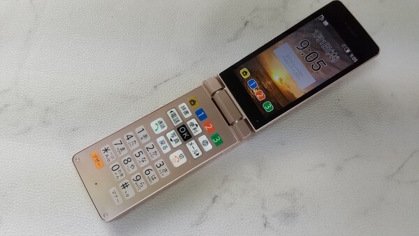 S2869 Softbank SIMフリー かんたん携帯10 807SH SHARP 4Gガラホ 簡易確認&初期化OK 判定○ 送料無料 WebにてSIMロック解除受付手続済み