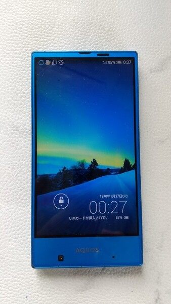 S2776 au AQUOS SERIE mini SHV31 SHARP 4G android スマートフォン 簡易確認&簡易清掃&初期化OK 判定○ 送料無料 現状品