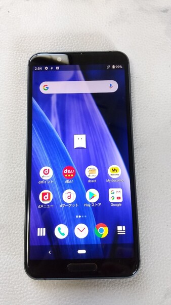 S2786 docomo SIMフリー AQUOS sense3 SH-02M SHARP 簡易確認&簡易清掃&初期化OK 判定○ 送料無料 WebにてSIMロック解除受付手続済
