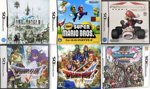 3DS ソフト 6本セット ドラクエ マリオカート FF3