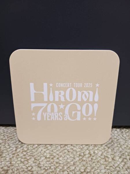郷ひろみ ツアー2025 Hiromi 70 YEARS a GO!購入特典 コースター 非売品 限定 グッズ