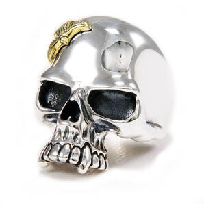 21号 22号 24号 25号 29号 イーグル ブラス スカル ドクロ 真鍮 925シルバーリング925刻印あり WON-R002