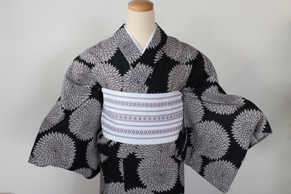 新品 特選 変り織 綿麻 女性用 浴衣 A