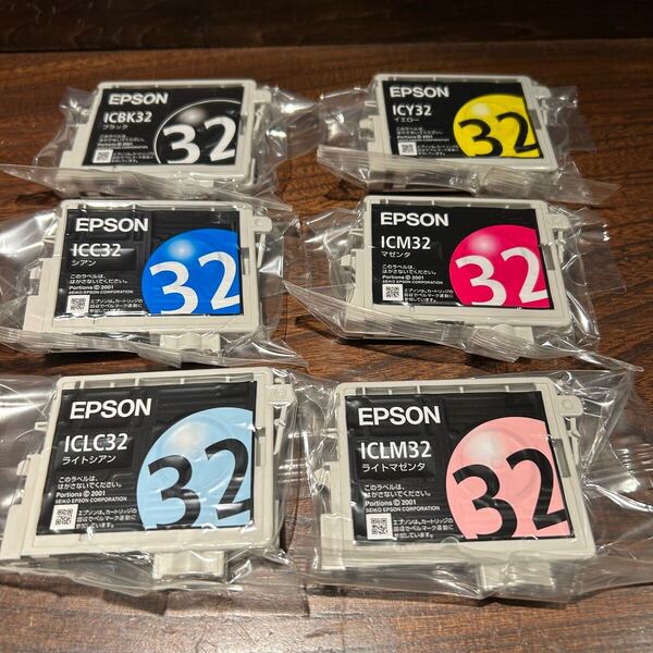 EPSON エプソン 純正インクカートリッジ IC6CL32 ひまわり 6色パック ICBK32 ICY32 ICM32 ICC32 ICLC32 ICLM32 ブラック イエロー他