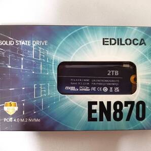 新品未開封 2TB M.2 SSD EN870 EDILOCA PCIE 4.0 NVMe