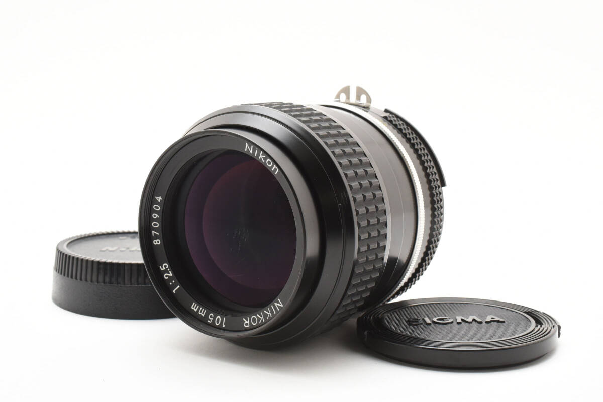 【美品】Nikon Nikkor 105mm F2.5 MF Fマウント Yahoo!オークション -「nikkor 105mm f2.5」の落札相場・落札価格