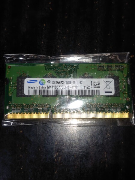 SAMSUNGメモリ PC3-10600 DDR3-1333 4GB(2GBx2)