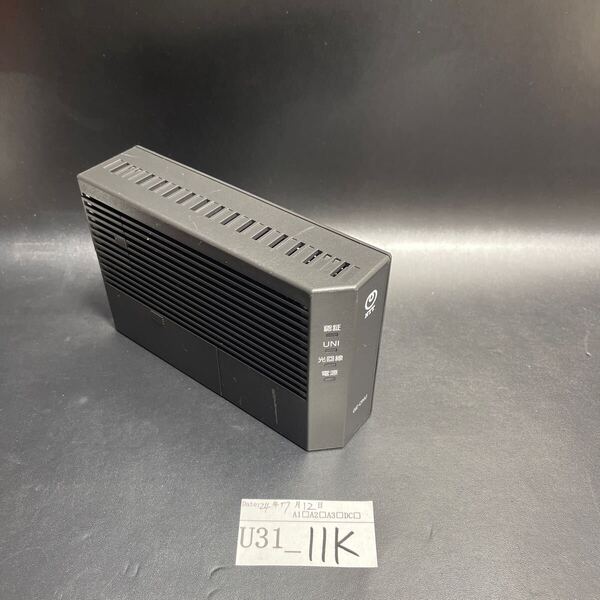 「U31_11K」NTT GE-PON <0>F GE-PON-ONU タイプD <1> 動作品 本体のみ 電源アダプター無し(240712)