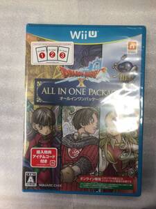 【未使用】※サービス終了してます、シュリンク破れあり WiiU ドラゴンクエストX オールインワンパッケージ