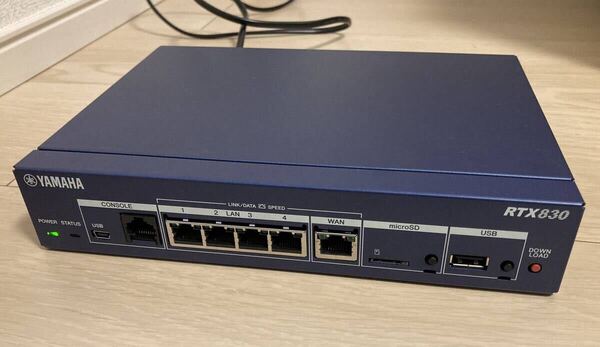 【中古】 YAMAHA ヤマハ ギガアクセスVPNルーター RTX830