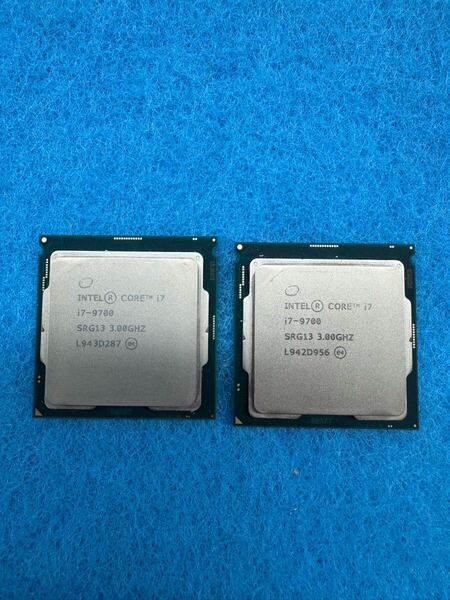 -動作確認済- Intel Core i7-9700 CPU2個セット