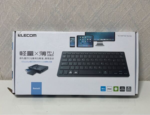 706i2918 エレコム Bluetooth マルチペアリング ミニキーボード パンタグラフ式 軽量・薄型 3台同時ペアリング mac OS/iPad OS