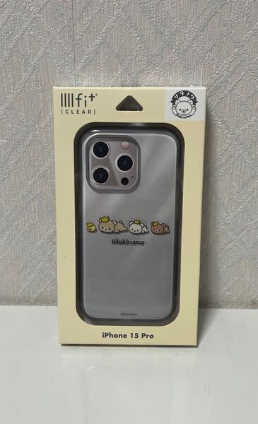 706i1202 グルマンディーズ リラックマ IIIIfit iPhone15 Pro 対応 ケース おうかん GRC-349B