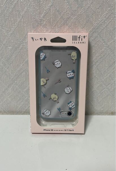 706i1215 グルマンディーズ(Gourmandise) ちいかわ IIIIfit Clear (イーフィット クリア) iPhone SE (第3世代/第2世代) / 8 / 7 / 6s / 6