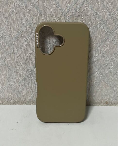 706i1617 PopSockets Japan - ポップソケッツ ジャパン PopCase iPhone 16 - ラテ MagSafe対応 ワイヤレス充電対応 ケースのみ
