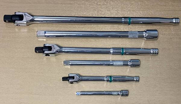 ロングスピンナーハンドル&エクステンションバー☆6点セット