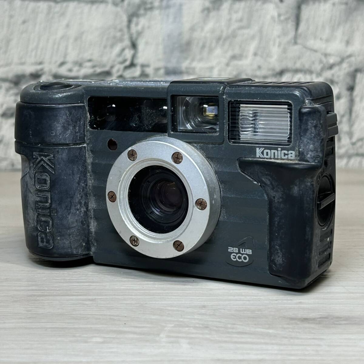 【完動美品】 Konica 現場監督 Lens 28 WB 希少カラー 美品動作品 Konica 現場監督 Lens 28 WB 希少色グレー 【公式通販】